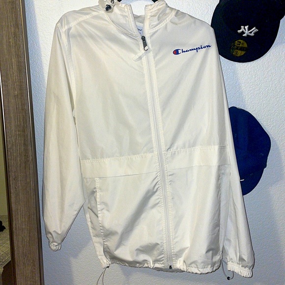 Champion windbreaker (white ) size (m) - Picture 2 of 4